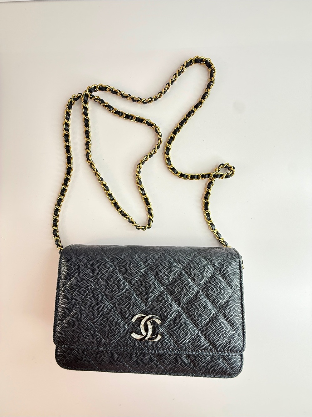 The Chanel Caviar Wallet On Chain